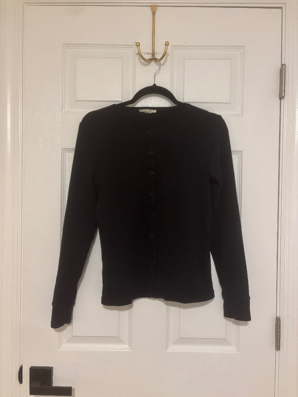 Madewell Ribbed Button Front Cardigan